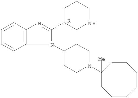 1H-Benzimidazole, 1-[1-(1-methylcyclooctyl)-4-piperidinyl]-2-(3R)-3-piperidinyl-
